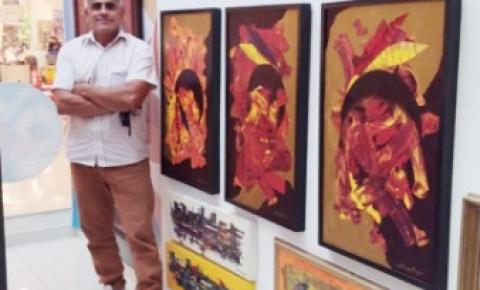 ​Alcides Braga irá expor trabalhos artísticos no Centro Cultural